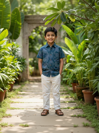 Tropical Sky Boys Shirt