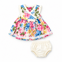 Floral Finesse Baby Outfit