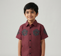Crimson Bloom Tee