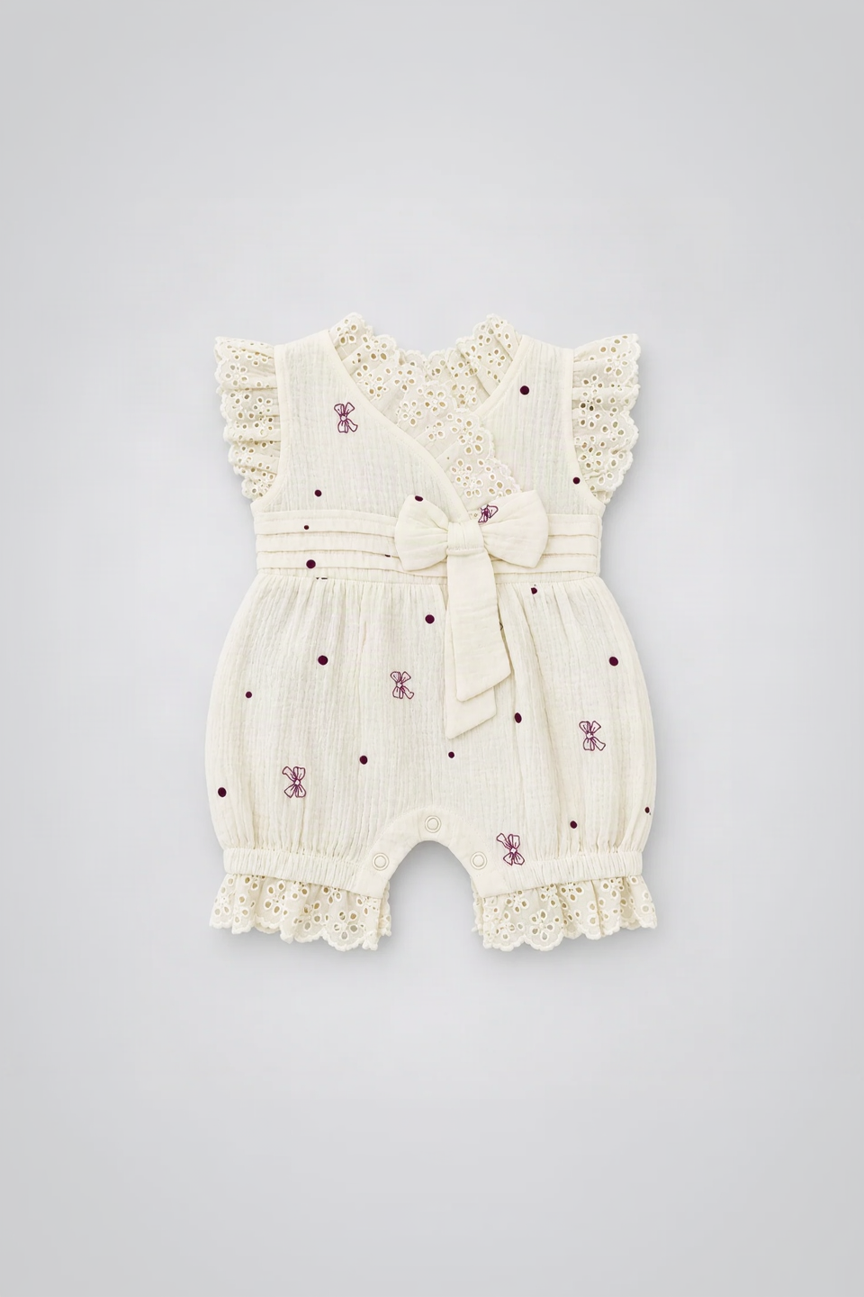 Polka Dot Princess Romper