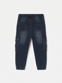 Little Explorer Denim Cargo Pants
