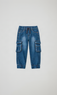 Mini Adventurer Denim Cargo pants