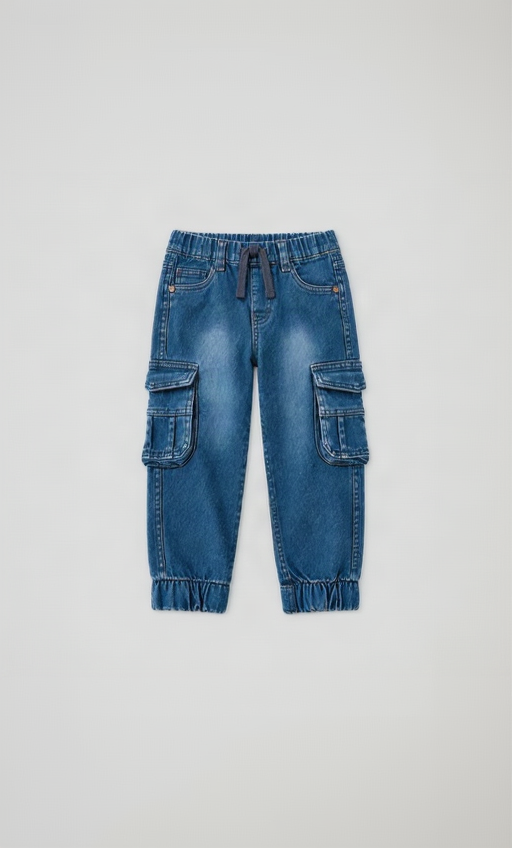 Mini Adventurer Denim Cargo pants