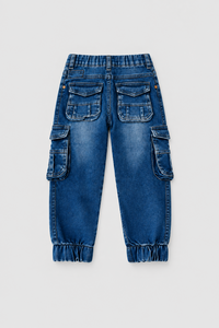 Mini Adventurer Denim Cargo pants
