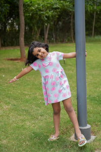 Floral printed frock