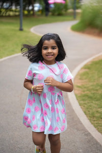 Floral printed frock