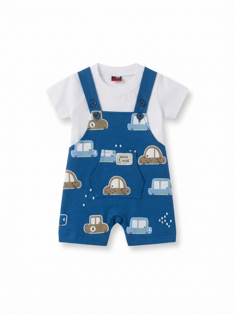 Little Racer Overalls Set