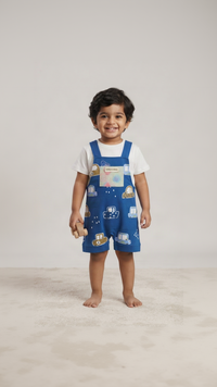 Little Racer Overalls Set